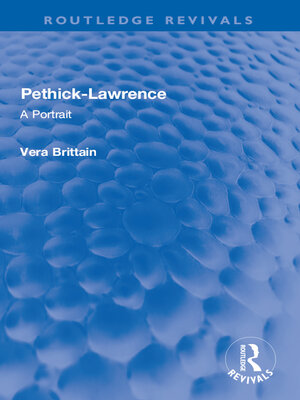 cover image of Pethick-Lawrence